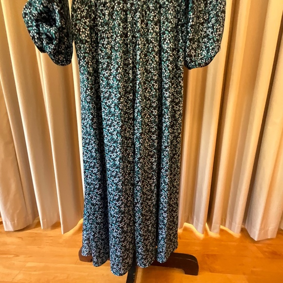 Lela Rose Black Floral Maxi Dres - Picture 2 of 11